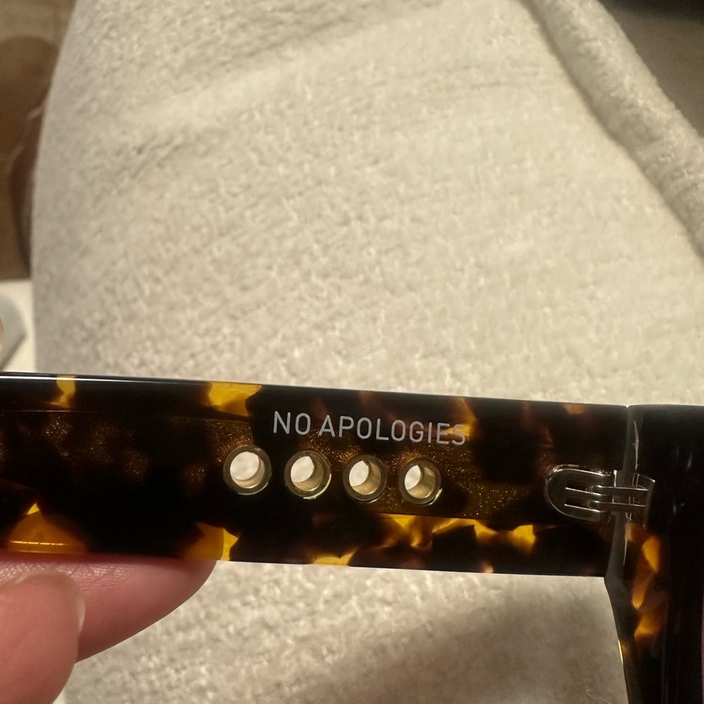 Tortoise Shell Square Sunglasses - image 3